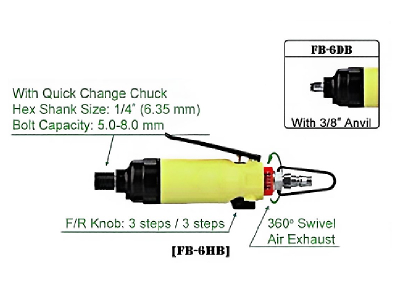 Air Impact Wrench FB-6HB/FB-6DB