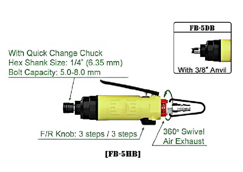 Air Impact Wrench FB-5HB/FB-5DB