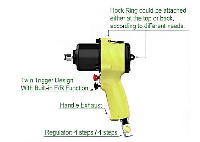 Air Impact Wrench FB-1484